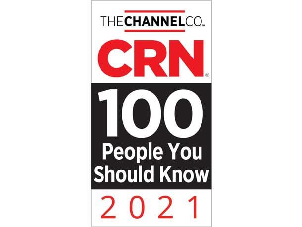 CRN 2021 Top 100 People to Know award badge