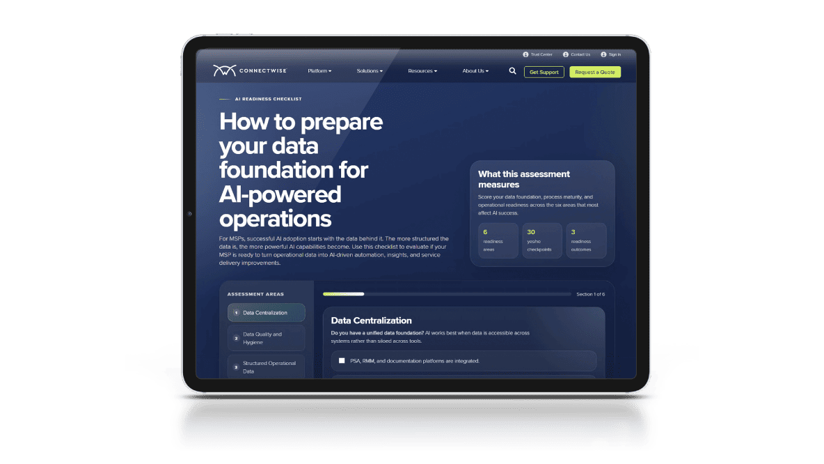AI Readiness Checklist for MSPs