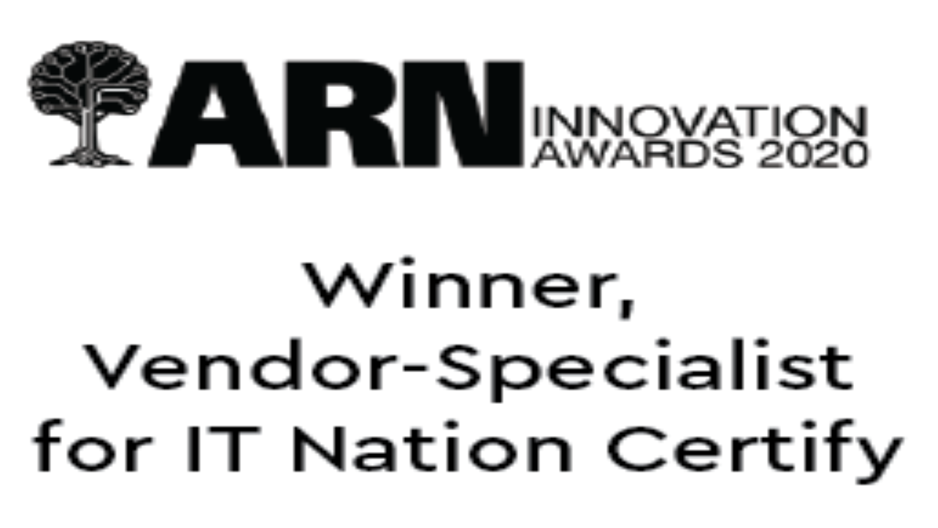 2020 ARN Innovation Awards Vendor Specialist 2 badge