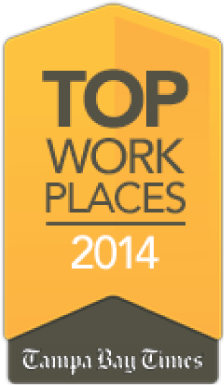 Top work place award for 2014