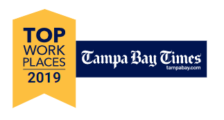 2019 Top Workplaces award badge