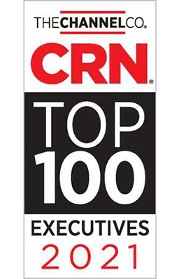 CRN 2021 Top 100 Execs award badge
