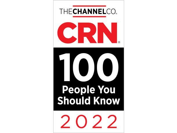 2022 CRN 100 People You Should Know award badge