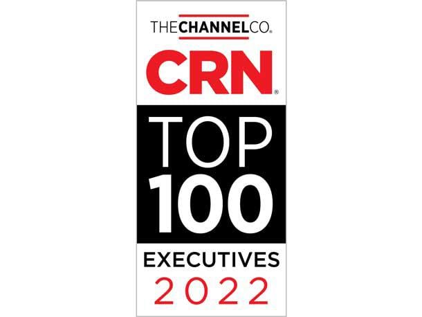2022 CRN Top 100 Executives award badge