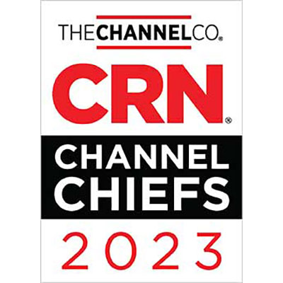 CRN 2023 Channel Chiefs award badge
