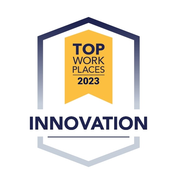 Top Workplaces Innovation award badge