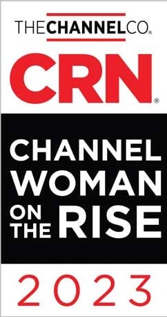 award badge for CRN 2023 Women On The Rise