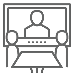 remote meetings icon