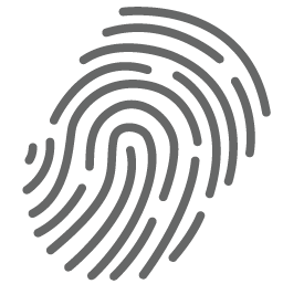 security fingerprint icon
