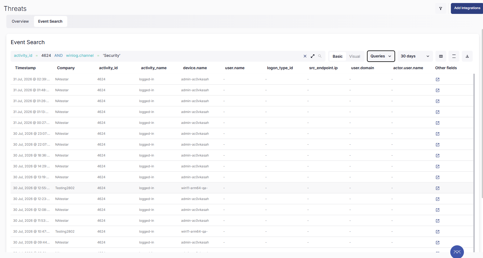 SIEM Pro product screenshot 2