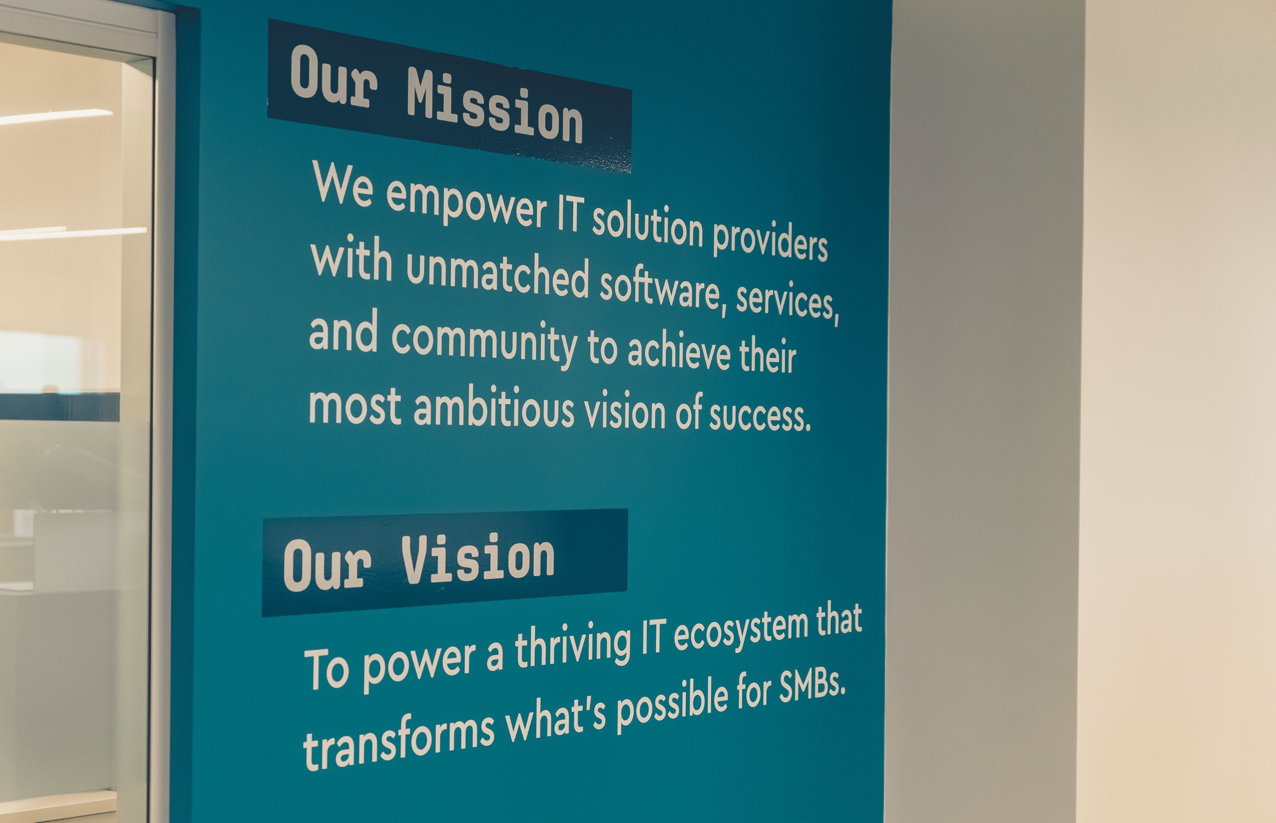 A photo of ConnectWise's mission and vision